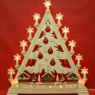 Schwibbogen-Spitze-Weihnachtsmarkt+Glaskugeln-Rot-Elekt