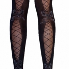 Halterlose Strumpfe Spitzenabschluss Gummierung