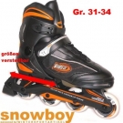 VIBES Inline Skates Skippy orange verstellbar Gr.31-34