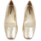 Jil Sander Damen Pitone Lucido Gold JS1821 GR. 35,5