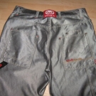 Jeans-silber-glanzend-ECKOUNLTD - Gr. 36-viele Taschen