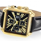 Konigswerk Uhr Apollodor Leder Gold Schwarz ! Mega !