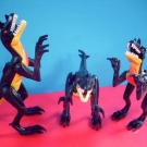 3 Lego Dinosaurier Figuren Mega 19 cm Rex Raptor