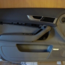 orig. Audi A6 S6 RS6 4F Avant Leder Turpappe Turverkleidung vorne links grau