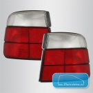Ruckleuchten Set Rucklicht BMW 5er E34 Limousine Limo 88-95 rot/weiss *NEU*
