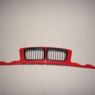 original BMW V8 Kuhlergrill inkl. breite Nieren in schwarz fur E34