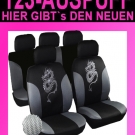 Universelle Schonbezuge Drache grau KIA Cee'd, -Kombi, Picanto