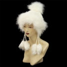 Strickmutze Plusch Fellmutze Weiss Mutze Kunstfell Wintermutze Inkamutze NEU 4