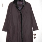 GOLDIX Gr. 42 Mantel Fellkragen dunkelbraun ~ TOP!