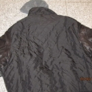 Lederjacke, Blouson mit Fliesmutze zum Anknopfen