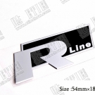 D435 VW R Line auto Aufkleber Emblem aus dunne Nickel