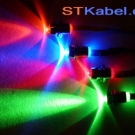 10 Ultrahelle LED Schrauben weiss blau grun rot schraube