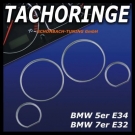 BMW 5er E34 + 7er E32 - Tachoringe - Tacho