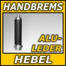 Handbremshebel - Bremshebel - Cover - Alu+Leder schwarz