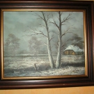 Olgemade mit Rahmen .. signiert Kent.. ANSEHEN und.. Ol auf Leinen..!!!!!!!!!!