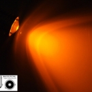 2x BAU15s 7507 CREE Q5 5W Turn Tail Light 150° LED Bulbs Amber/Yellow PY21W