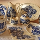 10 tlg. Keramik Set,Vintage Kuche,Vorratsdosen,Landhaus,Shabby-chic,Nordic,Delft