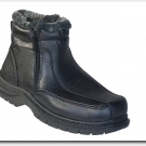 Winter Stiefel Schuhe Herrenstiefel H93 Schwarz Winterschuhe Leder-Optik Boots