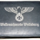 Leder Geld Borse fur VW Fan VR6 GTI Golf Polo T5 T4 Bulli Bora Reichsadler EK