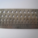 Altes Uhrmacher-Werkzeug aus Stahl - Lochmass ,guter Zustand