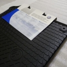 Volkswagen Original Gummi Fussmatten vorn VW Golf 4, VW Bora, VW Beetle