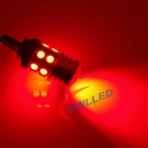 1156/BA15S + 12 SMD CREE Q5 7W Super RED Led Car Ligh
