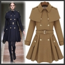 Winter Damen Wollmantel Mantel Jacke d G M 38 / Star Designer Fell Pelz