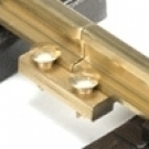 Massoth Schraub-Schienenverbinder 19 mm Messing 50Stuck