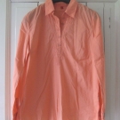 + ESPRIT TUNIKA BLUSE Gr.44 hummer / lachs mit STICKEREI TRAUMHAFT SCHON !!! +