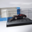 HERPA Porsche 911 Carrera (996) schwarz PC HCC Modell 1998 neuwertig OVP 1:87 H0