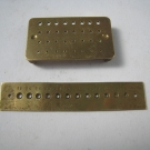 2 kleine Messingschablonen aus Uhrmacher-Nachlass