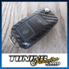 Klappschlussel Schlussel Carbon Dekor Schwarz 2er VW Touran T5 Multivan Sharan
