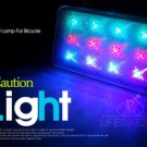 12 LED Bicycle Bike Rear Tail Caution Flashing Light