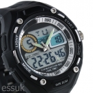 D Herren Sportuhr Digital & Analog Armband Uhr schwarz Herrenuhr WS054