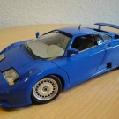 TOP ZUSTAND Modellauto Burago Bugatti 11GB 1991 1:18
