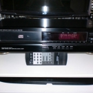 Denon DCD-590 - schwarz inkl. FB und BDA (eingeschrankt funktionsfahig)