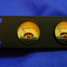 VU-Meter Aussteuerung Einbaumessinstrument beleuchtet