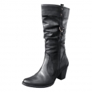 Hush Puppies, Stiefel, Aus hochwertigem Leder, Warmfutter, schwarz, Gr. 36 NEU