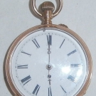 original alte Taschenuhr mit Zylinderwerk aus 585 Gold um 1900