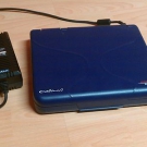 Highscreen Colani BlueNote - Laptop - 33 MHz - ca 20 Jahre alt - Retro Computer