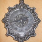 Zinn Uhr mit Spruch - gepunzt Frieling Zinn