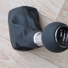 Audi A3 8L original Schaltknauf Knauf echt Leder S-Line S3 5-Gang Schaltknopf