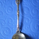 Reich verzierter kleiner Silberlöffel