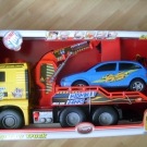 DICKIE Air Pump Tow Truck 55cm Abschleppfahrzeug mit spezieller Luftpumpfunktion