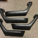 Echtleder Türgriffe Innen Schwarz BMW E34 M5 Individual 540i 530i 535i 5er TOP