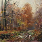 L. Gossens. Meister des Impressionismus. Ca 1920er. Originalwerk.