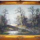 Ölgemälde, Wald-Natur