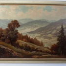 Anton GUTKNECHT (1907-1988) Stimmungsvolle Landschaft Top Malqualität Ölgemälde