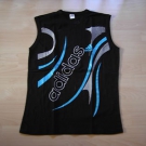 Herren Achsel-T- Shirt in schwarz  mit Druck in gr. M     NEU  ohne  Etikett