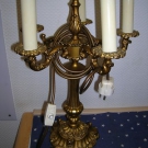 Schwerer Messingleuchter Große Messinglampe 5 Flammig Nachlass